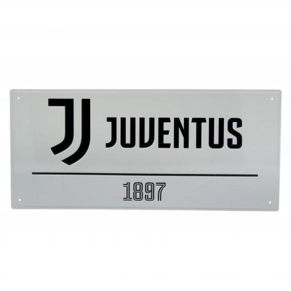 ユヴェントス フットボールクラブ Juventus FC オフィシャル商品 ストリートサイン メタル...