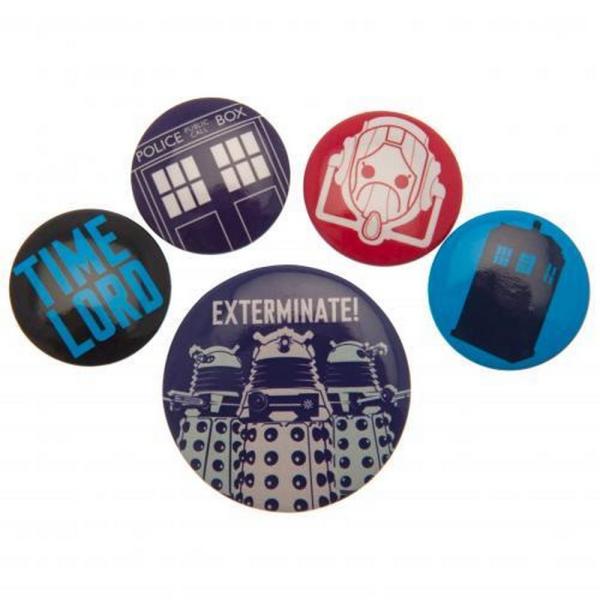 (ドクター・フー) Doctor Who オフィシャル商品 バッジ セット 缶バッジ (5個組) T...
