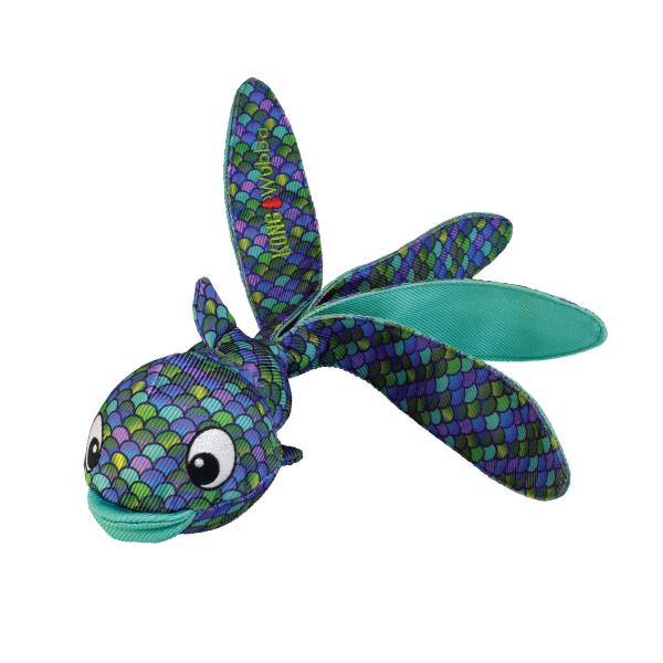 (コング) KONG ワンちゃん用  Wubba Finz フライングフィッシュ ドッグトイ 犬用 ...