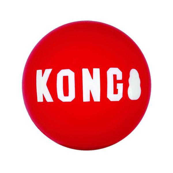 (コング) KONG ワンちゃん用 Signature ボール 犬用 おもちゃ ペット用品 (2個)...