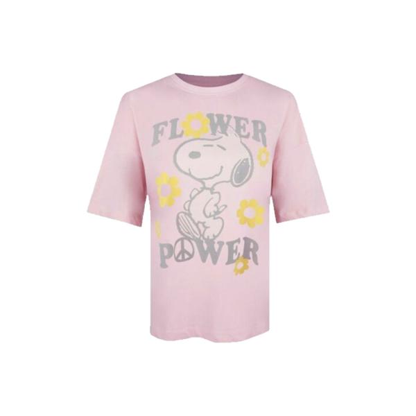 (ピーナッツ) Peanuts オフィシャル商品 レディース Flower Power スヌーピー ...