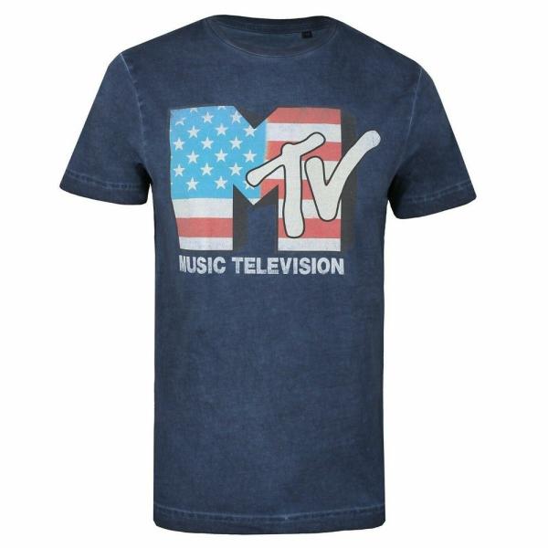 (エムティーヴィー) MTV オフィシャル商品 メンズ Americana Tシャツ アシッドウォッ...