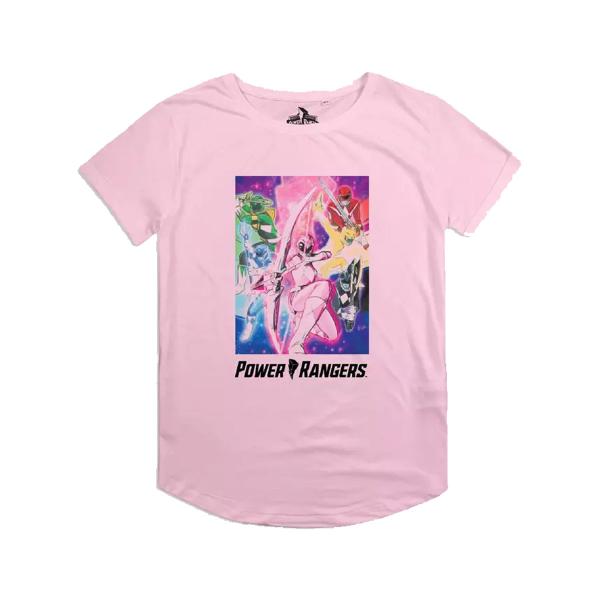 (パワーレンジャー) Power Rangers オフィシャル商品 レディース 半袖 Tシャツ トッ...
