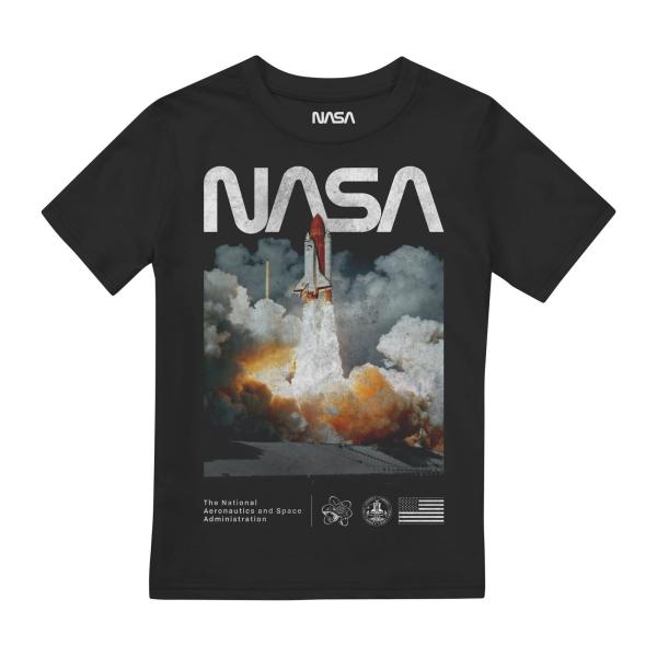 (ナサ) NASA オフィシャル商品 キッズ・子供用 ロケット発射 半袖 Tシャツ トップス 男の子...
