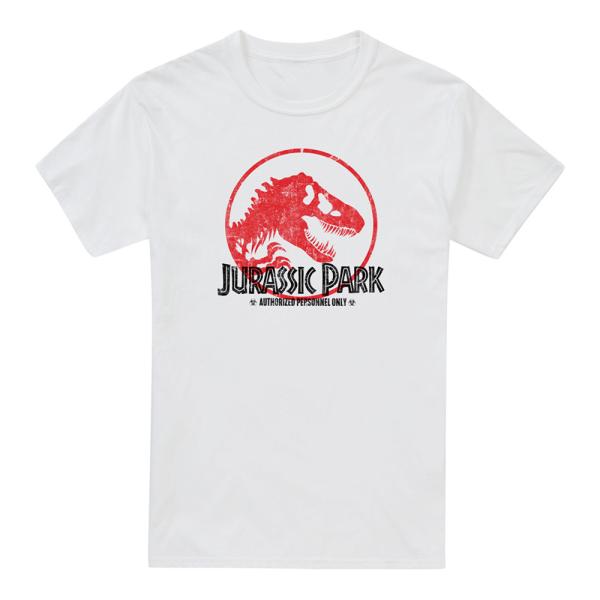 (ジュラシック・パーク) Jurassic Park オフィシャル商品 メンズ ビンテージ風 Tシャ...