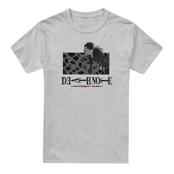 (デスノート) Death Note オフィシャル商品 メンズ リューク ロゴ 半袖 Tシャツ トッ...