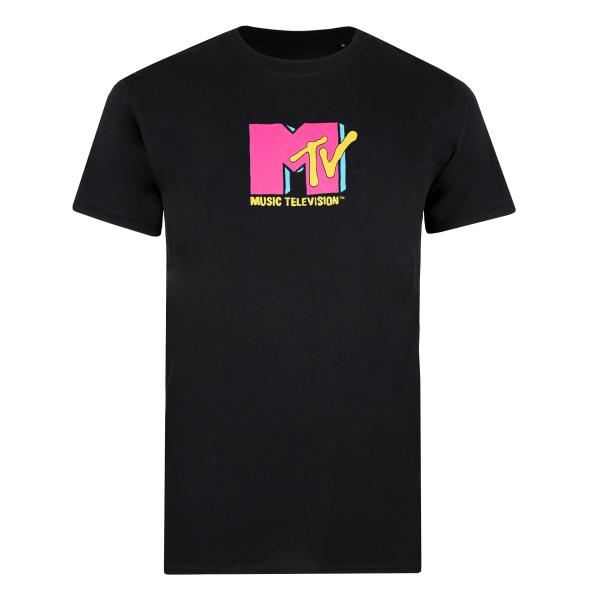 (エムティーヴィー) MTV オフィシャル商品 メンズ ロゴ Tシャツ 半袖 トップス TV382 ...