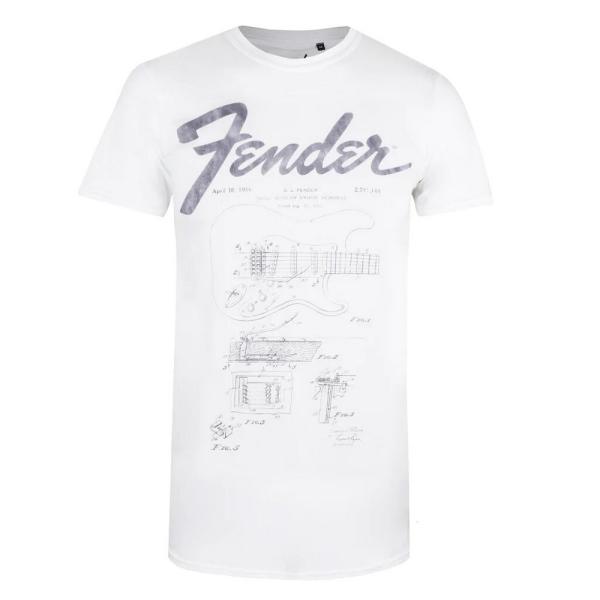 (フェンダー) Fender オフィシャル商品 メンズ Patent Print Tシャツ 半袖 ト...