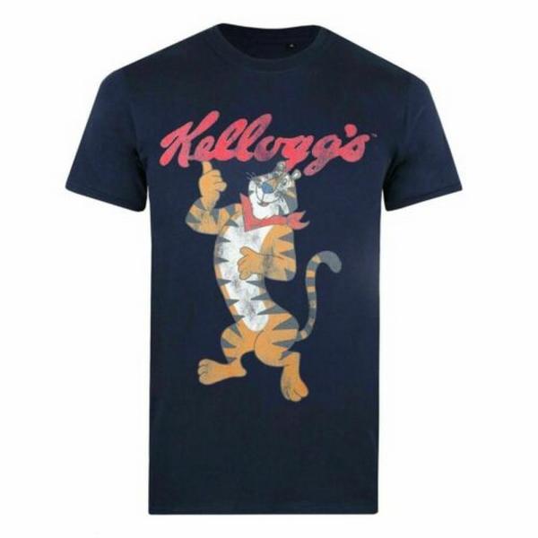 (ケロッグ) Kelloggs オフィシャル商品 メンズ トニー・ザ・タイガー Tシャツ 半袖 トッ...