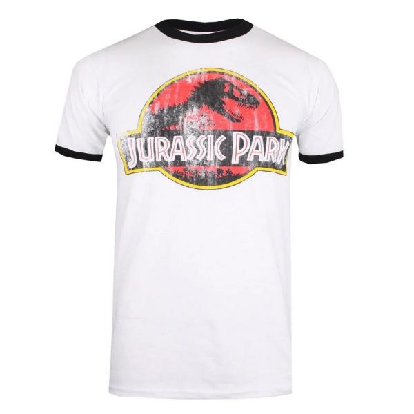 (ジュラシック・パーク) Jurassic Park オフィシャル商品 メンズ ヴィンテージ調ロゴ ...