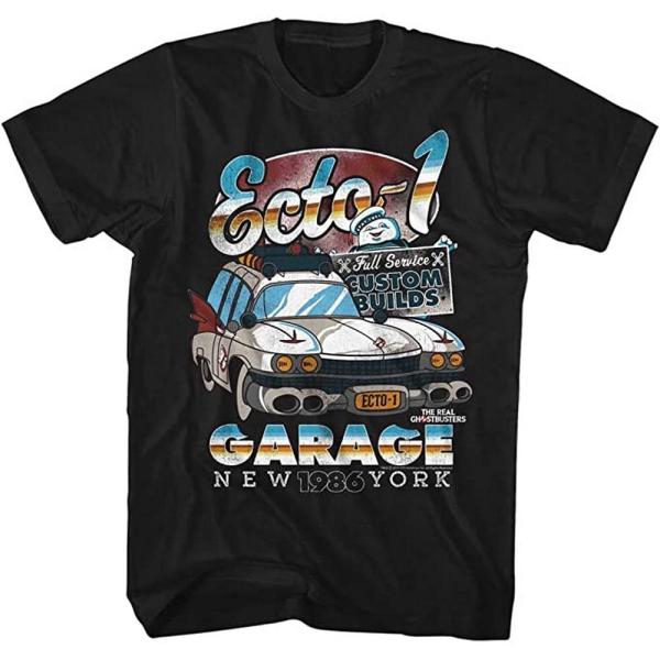 (ゴーストバスターズ) Ghostbusters オフィシャル商品 メンズ Ecto-1 半袖 Tシ...