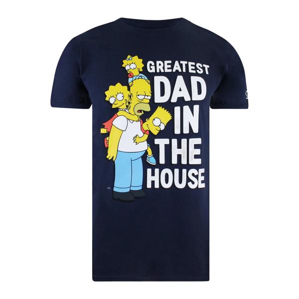 (ザ・シンプソンズ) The Simpsons オフィシャル商品 メンズ Greatest Dad ...