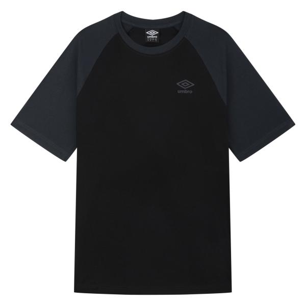 (アンブロ) Umbro メンズ Core ラグラン 半袖 Tシャツ トップス UO1706 (ブラ...