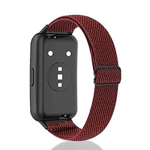 AiMaoo バンド HUAWEI Band 7 対応 交換バンド ナイロン スポーツバンド 柔らかい ストラップ サイズ