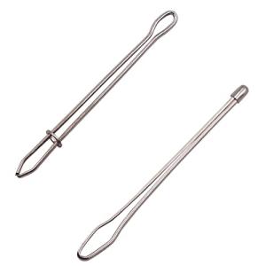 ひも通し 4本入り ゴム通し はさみ式ひも通し&amp;玉付ひも通し ステンレス ゴムひも通し 紐通し 手作り 手芸 ハン