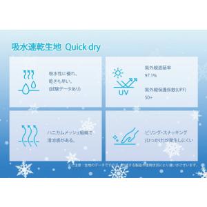吸水速乾 生地 UV加工 ≪ハニカムメッシュニ...の詳細画像4