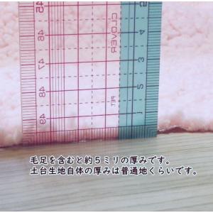生地 ボア エコファー やわらか ナチュラル ...の詳細画像3