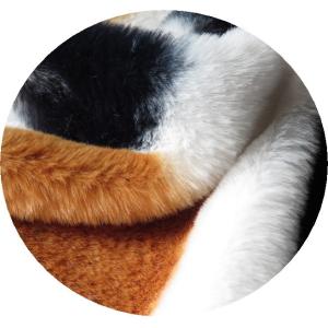 ファー 生地 70cm巾 ふんわり《ミケネコフ...の詳細画像3