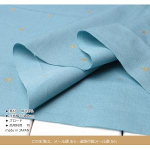 星柄 生地 108cm巾 さらさら コットンブ...の詳細画像2