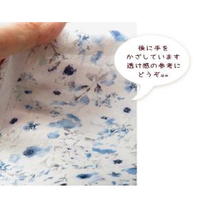 花柄 生地 60ローン 108cm巾 さらさら...の詳細画像4