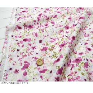 花柄 生地 60ローン 108cm巾 さらさら...の詳細画像5