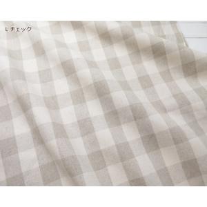 生地 チェック コットンリネン 108cm巾≪...の詳細画像5