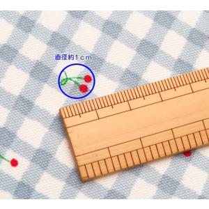 生地 さくらんぼ 108cm巾 コットンオック...の詳細画像5