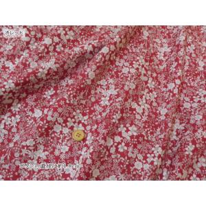 花柄 生地 日本製 60ローン リバティ風フラ...の詳細画像3