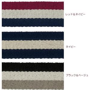 バッグ持ち手 ストライプテープ 38ミリ【カバ...の詳細画像3