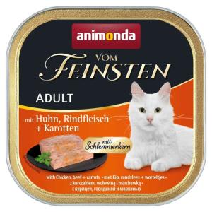 アニモンダ　猫用　フォムファインステン　グルメ　鶏・牛・ニンジン 100g　キャット　猫　ウェットフード　無添加｜pet-angele