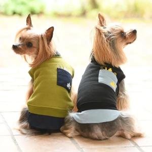 【SALE】LOGOS　重ね着風スウェット　ロゴス　犬服　ドッグウェア　パーカー　トレーナー　犬服　犬の服　犬用品｜pet-chouchou