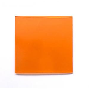 アクリル板 オレンジ UVカット（520nm以下）　電気泳動ゲル撮影、SYBR