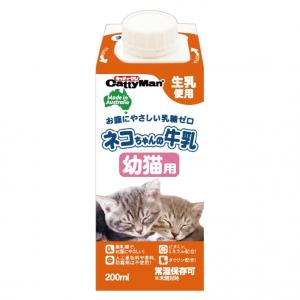 ネコちゃんの牛乳　幼猫用　２００ｍｌ｜pet-dougu