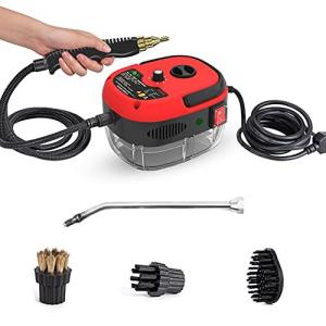 110V 高圧スチームクリーナー ポータブル 家庭用キッチンカーペットソファ商用車用 2500W 強力洗浄機 3BAR