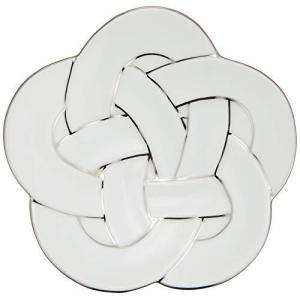 有田焼 田清窯 梅結び 小皿 プラチナ 465700