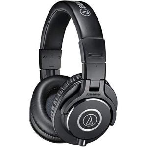 audio-technica プロフェッショナルモニターヘッドホン ATH-M40x ブラック スタジオレコーディング/楽器練習/在宅勤務/テレ