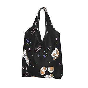 夏目友人帳 エコバッグ ニャンコ先生 買い物バッグ 折りたたみ 大容量 買い物袋 防水素材 軽量 コンビニバッグ コンパクト 頑丈 コンパクト