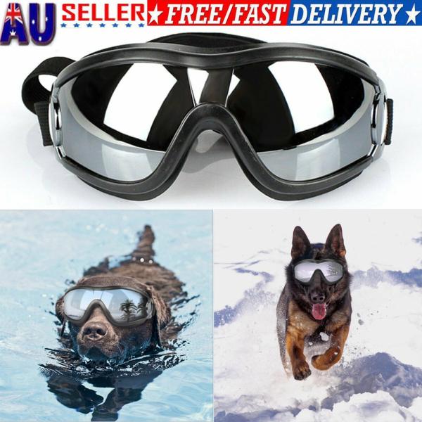 中大型犬用 サングラス ペット用ゴーグル メガネ UVカット お出かけ用 ベルト 紫外線 予防 対策...