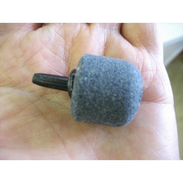 「aquaベル」 焼き エアーストーン 直径 22ｍｍ グレー × 30個 【業務用】