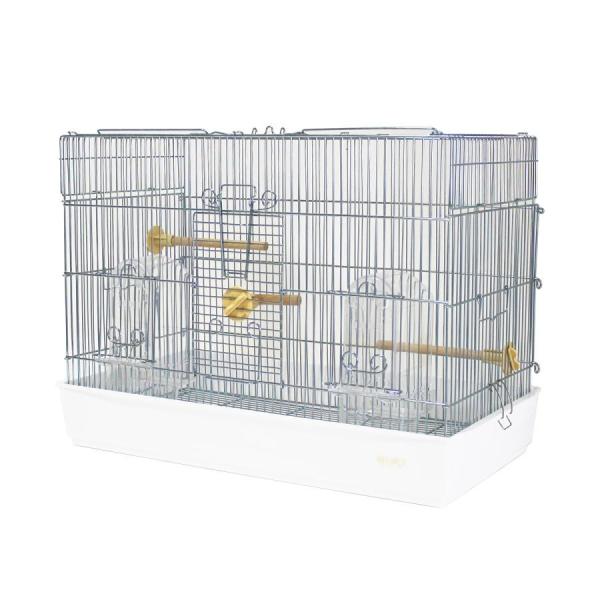 HOEI 580手のりワイドG ホワイト 手のり 鳥かご バードケージ 小鳥 文鳥 セキセイインコ ...