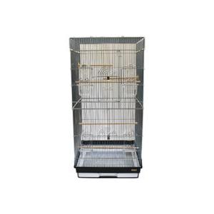 HOEI 465ロング ブラック 大型ケージ 鳥かご バードケージ 小鳥 文鳥 セキセイインコ コザ...