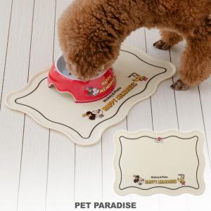 ディズニー ミッキー プルート 犬 食事 マット シリコン フードマット 耐熱 | フードパッド ペット用 お食事グッズ ごはん｜ペットパラダイス