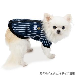 Lee 犬 服 春 ストライプ ブルゾン 背中...の詳細画像1