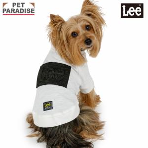 Ｌｅｅ 犬 服 春 エンボス ロゴ Ｔシャツ 小型犬 | ホワイト ブランド カジュアル おしゃれ かわいい かっこいい