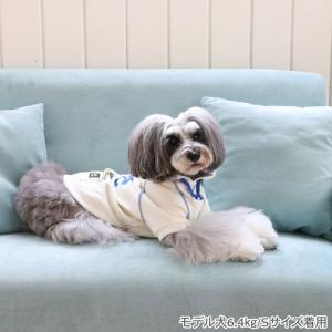 Lee 犬 服 春 ステッチ パーカー 小型犬...の詳細画像1