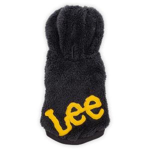 犬服 冬 Lee パーカー 小型犬 ダークグレ...の詳細画像5