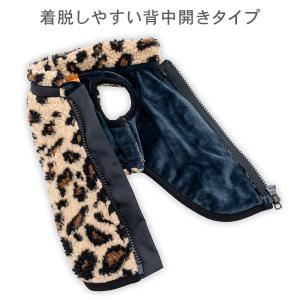 犬服 冬 Lee ベスト 小型犬 背中開き ブ...の詳細画像3