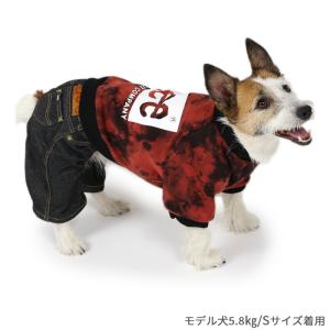 Lee 犬 服 秋冬 パンツ つなぎ タイダイ...の詳細画像1