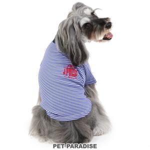 犬 服 春 おしゃれ ブランド 着せやすい 猫 〔小型犬〕 tシャツ | Tシャツ J.PRESS ボーダー ロゴの商品画像