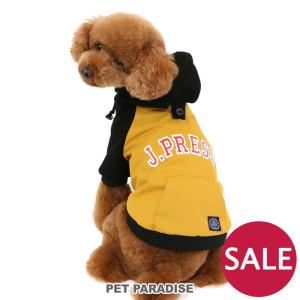 犬 服 冬 服 冬 J.PRESS ウィンド パーカー 小型犬 | 猫 黄 イエロー おしゃれ かっこいい 裏起毛の商品画像